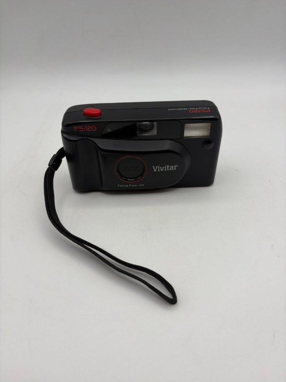 Vivitar PS:120 Focus Free DX 35mm Film Point & Shoot Camera Black **Parts